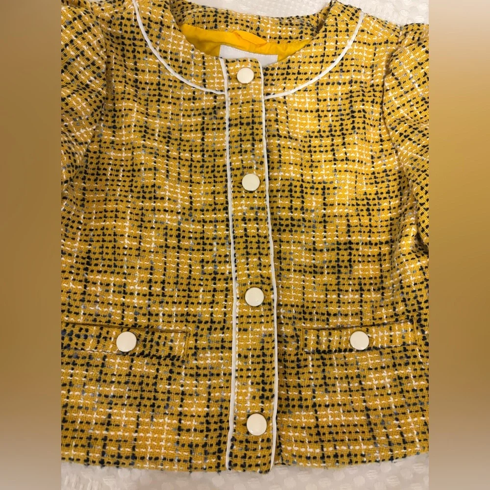 Tweed jacket and shorts